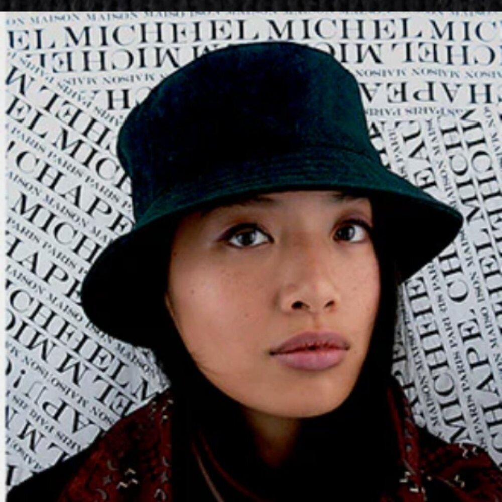 Maison Michel Black Bucket Jason Hat Size M